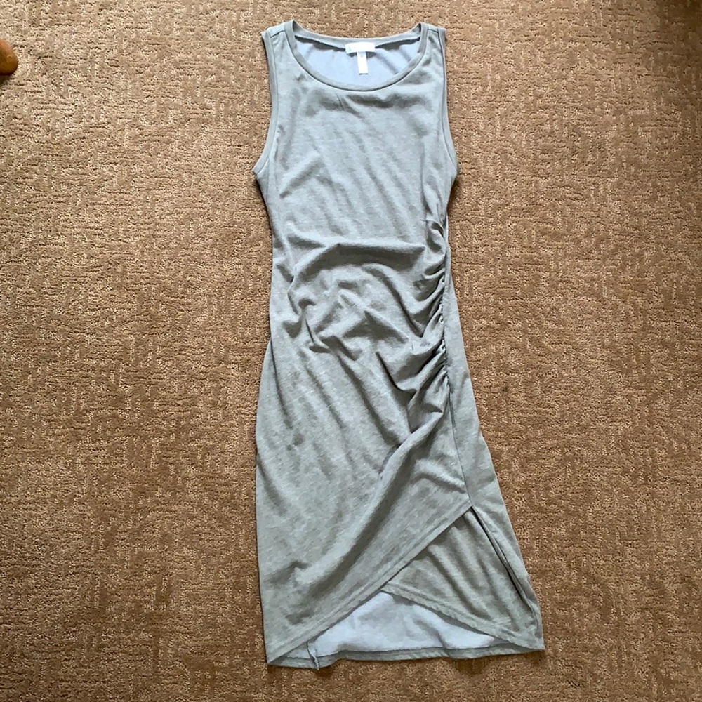 Body con dress in sage green